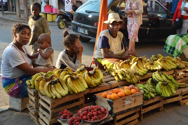First food court in Fianarantsoa (Madagascar)